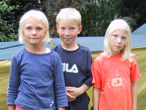 Johanna, Jan-Philipp und Lara